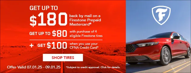 Firestone Summer 2025 Rebate